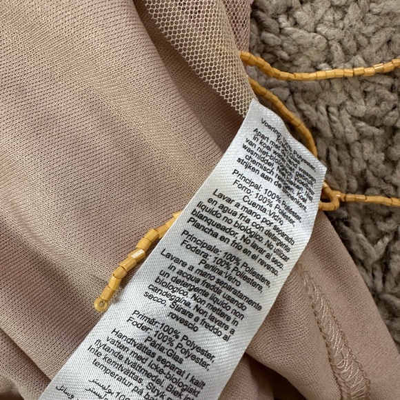 NWT Nasty Gal Rainbow Tassel Fringe Shift Dress - Picture 15 of 16